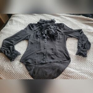 Widow Mesh Button Up Shirt.